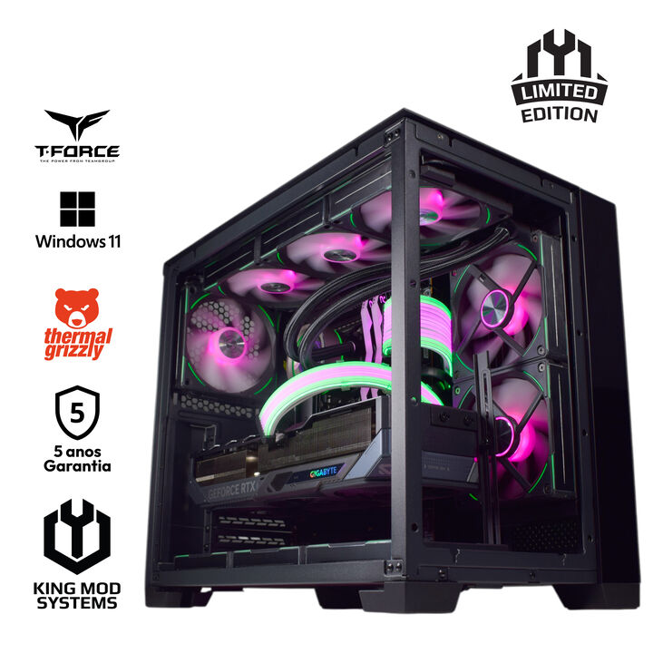 Ordenador King Mod Gamer-PC i9 14900KF 48GB DDR5 2TB RTX 5080 WIFI W11 image number 0
