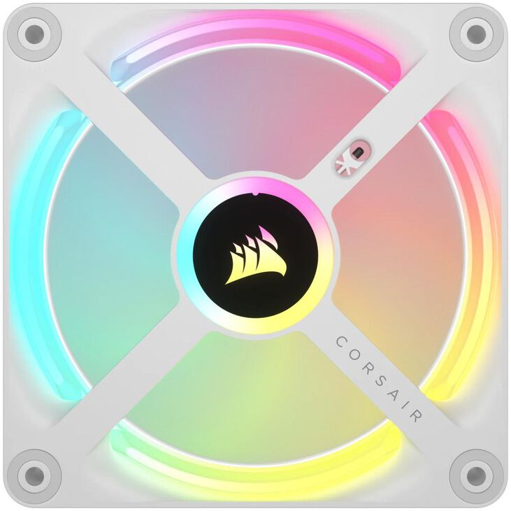Ventilador Corsair iCUE Link QX120 RGB PWM Blanco 120mm (Pack 3) image number 3