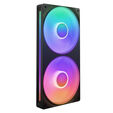 Ventilador NZXT F240 RGB Core Single-Frame Negras - Duplo Vent&iacute;lador 120mm (240mm) image number null