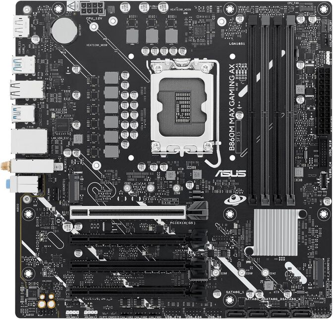 Placa Base Asus B860M MAX Gaming AX image number 2