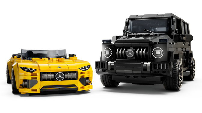 LEGO Speed Champions: Mercedes-AMG G 63 y Mercedes-AMG SL 63, 808 Piezas (76924) image number 5