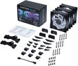 Ventilador Phanteks D30 PWM reverse Airflow D-RGB Negro Pack 3 - 120mm image number null