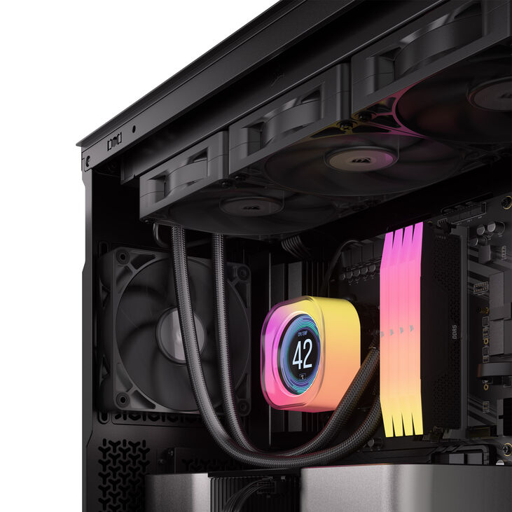 Ventoinha Corsair iCUE Link RX120 MAX 2000RPM PWM Preta 120mm image number 15