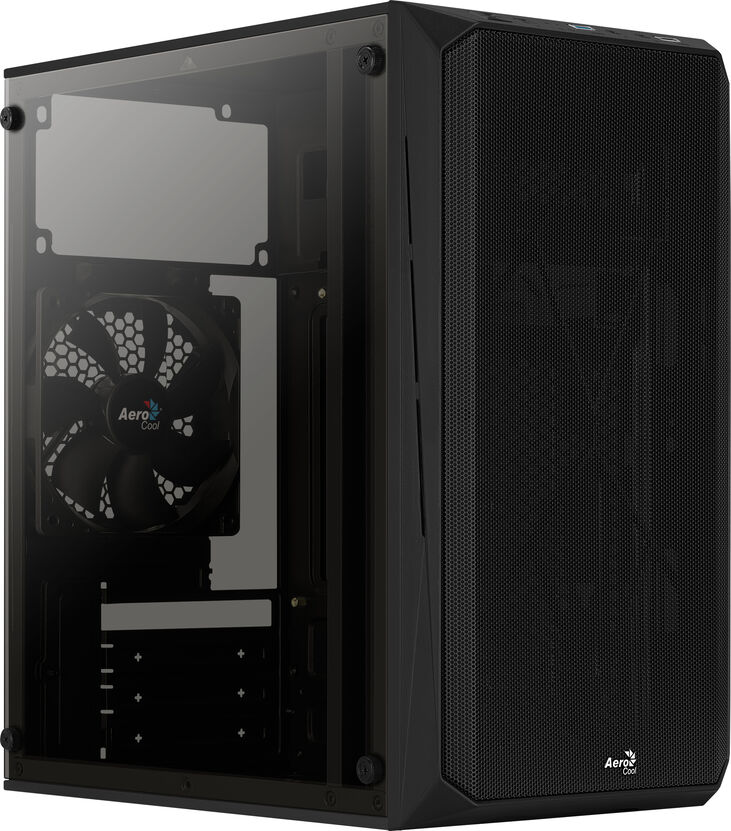 Caja Micro-ATX Aerocool CS-107 Negro image number 1