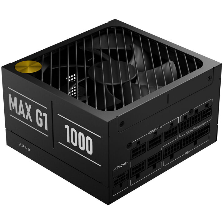 Fuente Modular APNX MAX G1 1000W 80+ Gold PCIE5 (Cybenetics Platinum) image number 1