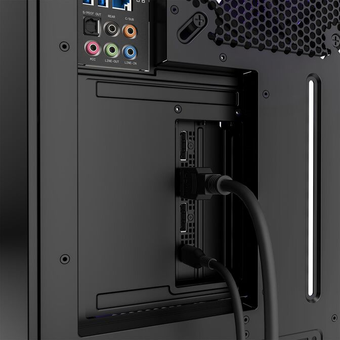 Vertical GPU Mounting NZXT ( H5 / H7 / H9 ) - Negro 175mm image number 5