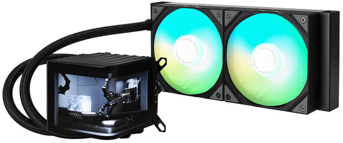 Water Cooler CPU TRYX Panorama 240 ARGB Negro image number 2