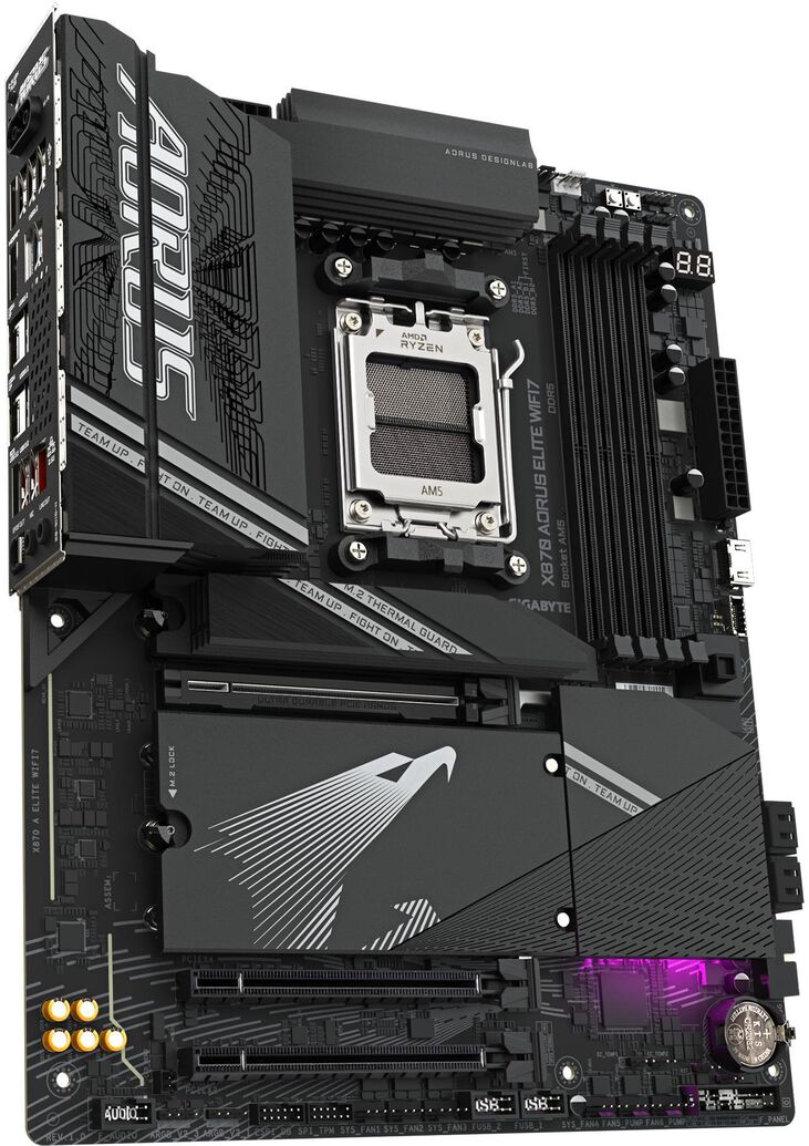 Placa Base Gigabyte X870 Aorus Elite WiFi7 image number 2