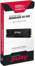 SSD Kingston Fury Renegade G5 1TB Gen5 M.2 NVMe 2280 (14200/11000MB/s) image number null