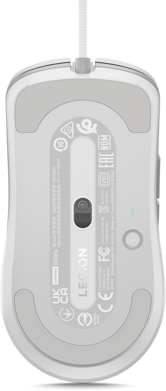 Rat&oacute;n Lenovo Legion M300s RGB Gaming Branco image number 2