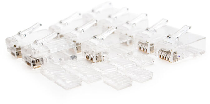 Ficha de Red NanoCable RJ45 8 FIOS CAT.6 (Pack 10) image number 2