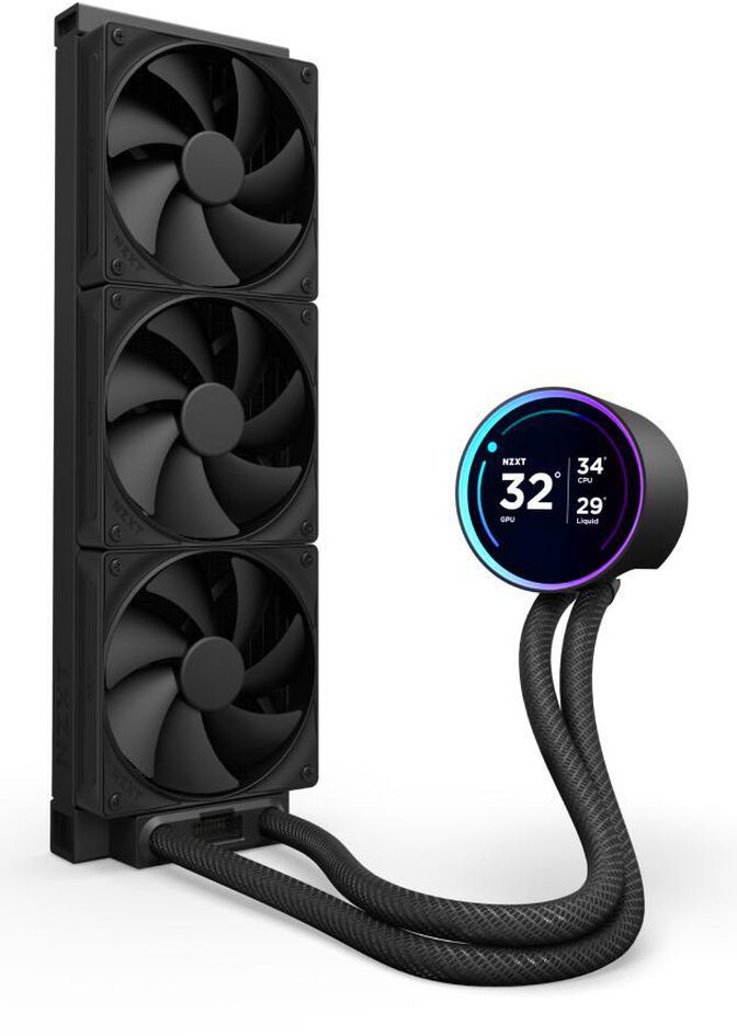Kit de Refrigeraci&oacute;n L&iacute;quida CPU NZXT Kraken Elite 360 (2025) Negro image number 1