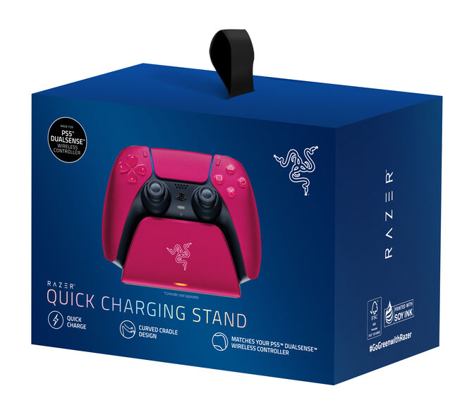 Base de Carga Razer Universal Quick Charging Stand para PlayStation 5 Cosmic Red image number 7