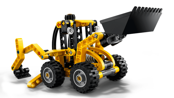 LEGO Technic: Retroexcavadora, 104 Piezas (42197) image number 6