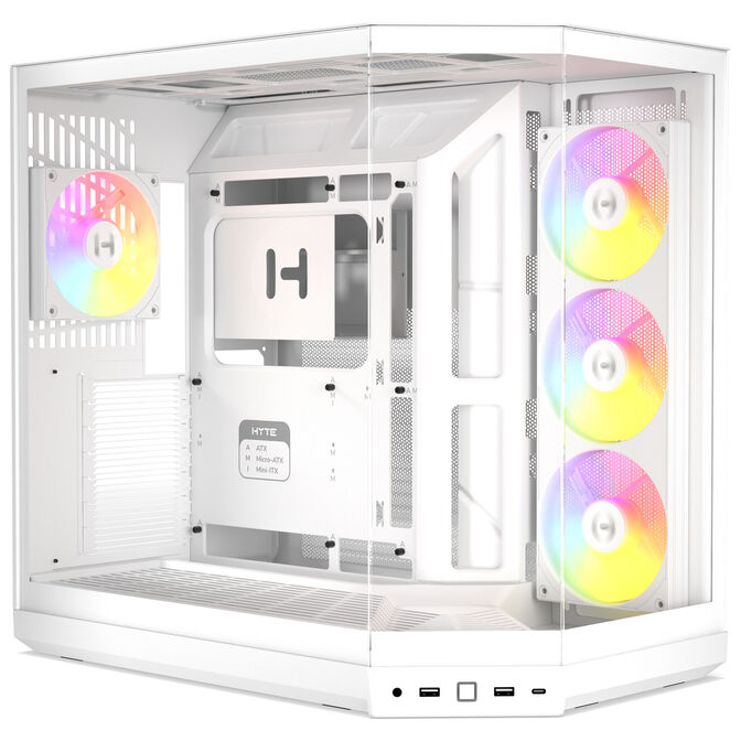 Caja E-ATX Hyte Y50 Vidrio Templado Blanco image number 0