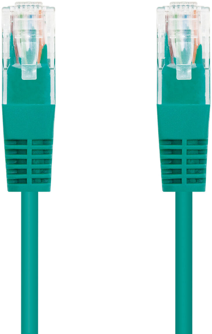 Cable de Red NanoCable RJ45 UTP CAT.5E AWG24 0.5 M Verde image number 1