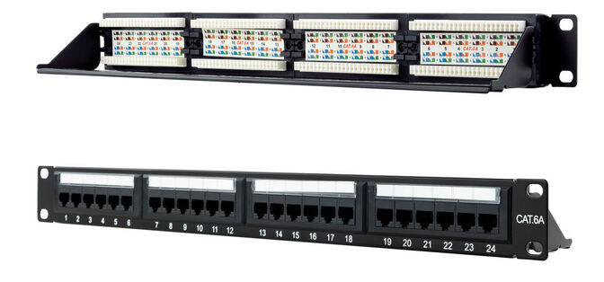 Patch Panel 19" NanoCable 24 Portas RJ45 Cat.6A UTP image number 2