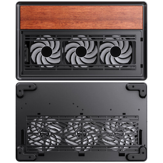 Caja ATX Jonsbo TK-4 Madera Vidrio Tempelado Negro image number 16