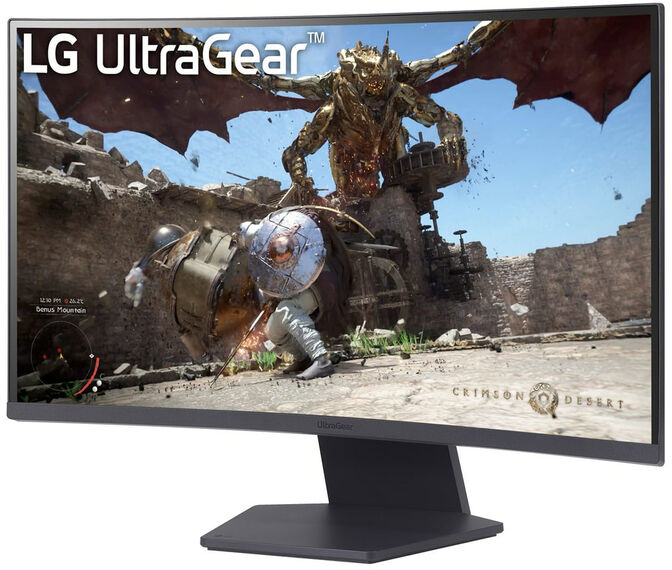 Monitor Curvo Gaming LG UltraGear 27" 27GS60QC-B VA WQHD 180Hz 1ms FreeSync HDR10 image number 1