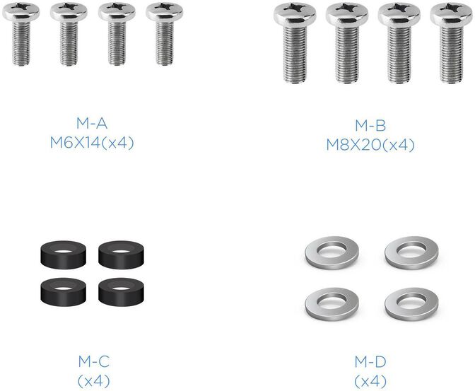 Soporte de Pared Tooq Tilt e Girat&oacute;nrio 13" a 43" 66-298 mm Max. 20kg Negro image number 5