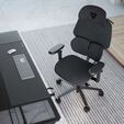 Silla Gaming Ergonomica ThunderX3 FLEX Pro, Apoio lombar 360 graus - Loft Dark Grey image number null