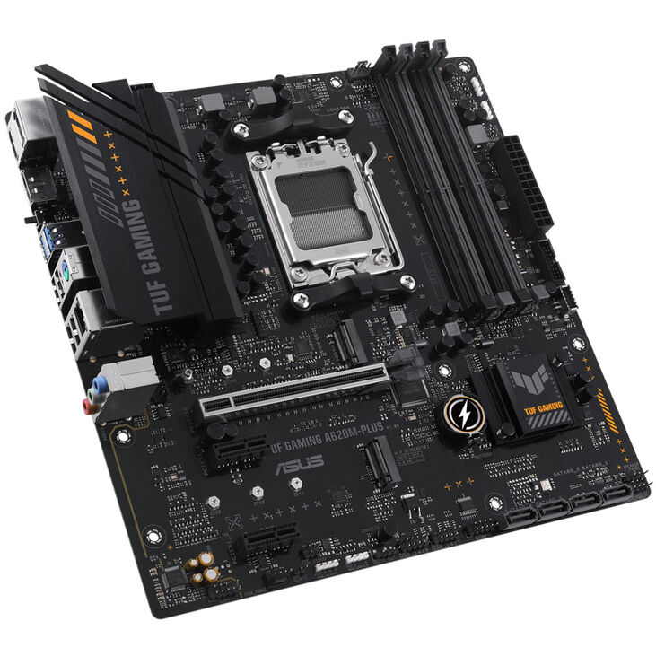 ASUS TUF GAMING A620M-PLUS AMD A620 Zócalo AM5 micro ATX image number 1
