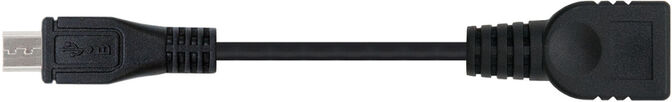 Cable USB 2.0 OTG Nanocable Micro B/M-A/F 15 CM Negro image number 2