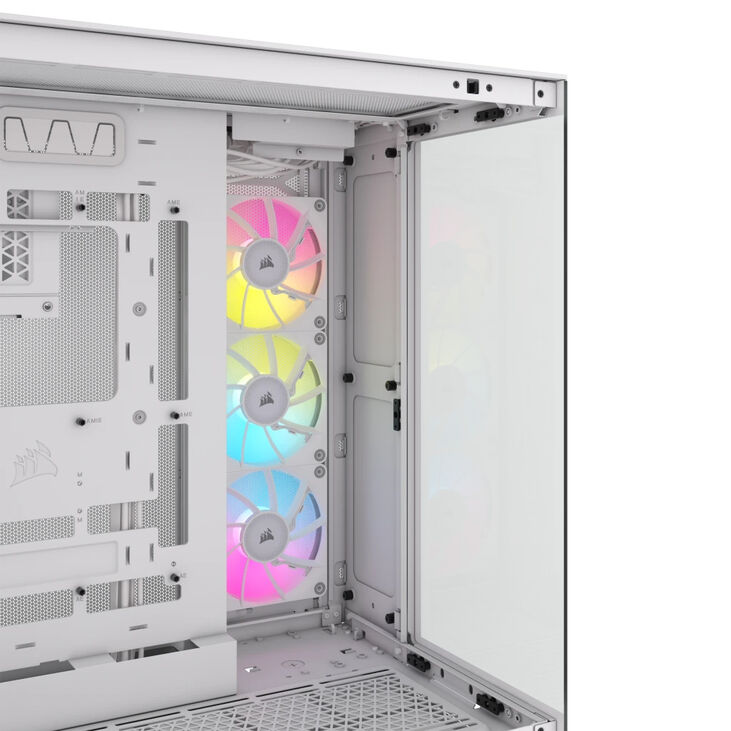 Torre ATX Corsair iCue LINK 6500X Blanco Cristal Templado image number 5