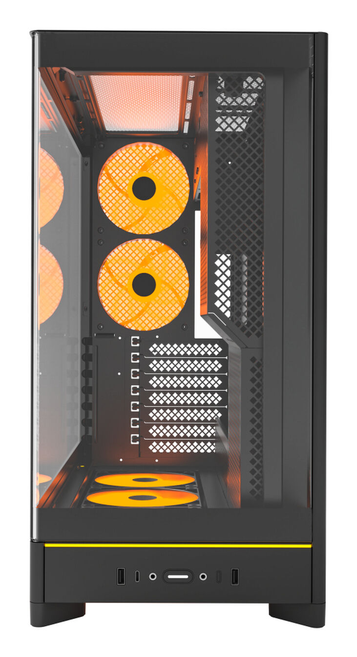 Caja ATX Montech HS02 Pro Negro image number 0