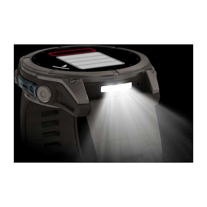Smartwatch Garmin Fenix 9 Sapphire Titanium 51mm Cinzento image number 7