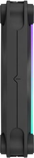 Ventilador Fractal Design Momentum 14 140mm 1800RPM 8 Pinos RGB Negro (3 Pack) image number null