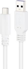 Cable USB 2.0 3A Nanocable USB-C/M para USB-A/M 3 M Blanco image number null