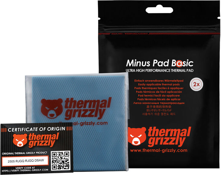 Thermal Pad Thermal Grizzly Minus Pad Basic 100 x 100 x 1.5 mm(Pack 2) image number 5
