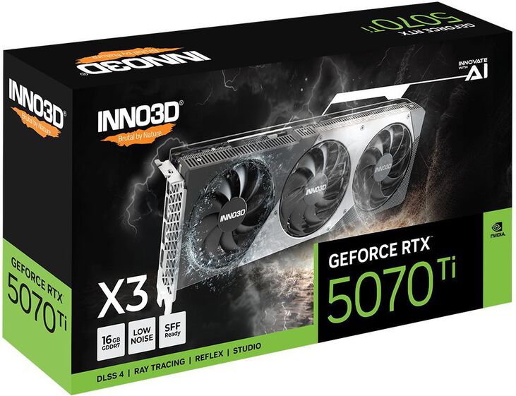 Tarjeta Gráfica Inno3D GeForce® RTX 5070 Ti X3 16GB GDDR7 DLSS4 image number 1