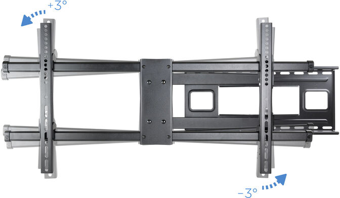 Soporte de Pared Tooq Tilt 43" a 80" Max. 50kg Negro image number 7