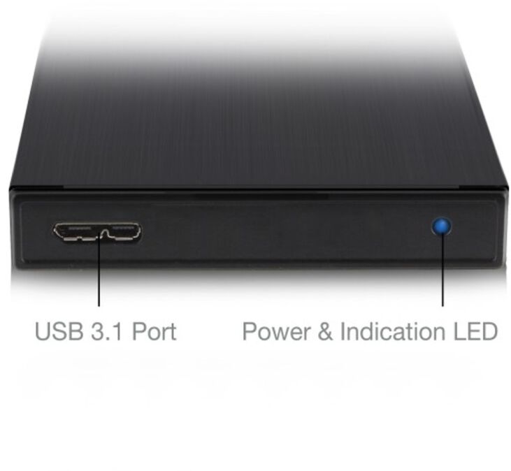 Caja HDD/SSD Ewent 2.5" SATA - USB 3.1 Gen 1 Aluminio image number 3