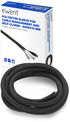 Manga Flexible Ewent EW1559 p/ Organizar Cables com Fecho 3000x13mm Preta image number null