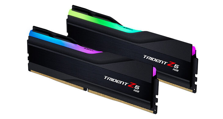 G.Skill Kit 32GB (2 x 16GB) DDR5 6000MHz Trident Z5 RGB CL40 Black- F5-6000J4040F16GX2-TZ5RK image number 2
