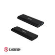 Caja SSD Tooq TQE-2231B M.2 NVMe PCIe USB3.1 Gen 2 Negro image number null