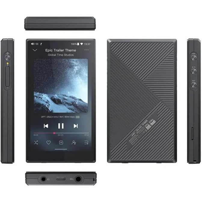 Reproductor de Audio Digital FiiO JM21 Android Hi-Res Negro image number 3