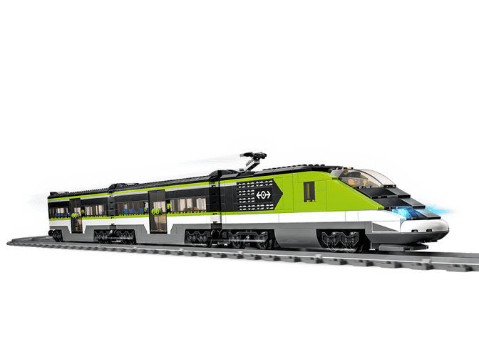 LEGO City: Tren de Pasajeros de Alta Velocidad, 764 Piezas (60337) image number 5