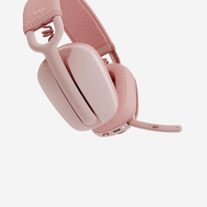 Auriculares Logitech ZONE Vibe 100 Bluetooth Rosa image number 2