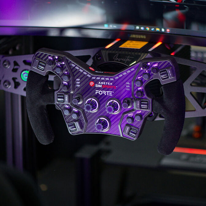 Asetek SimSports Suede Handle image number 4