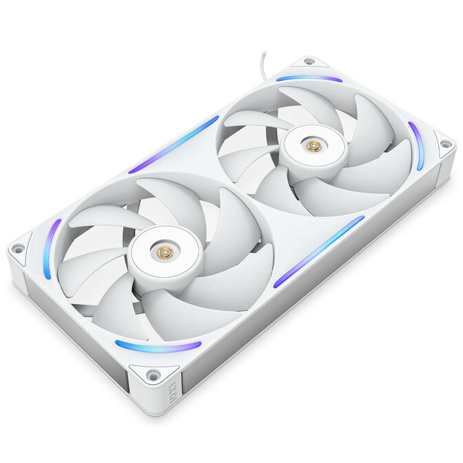 Ventilador NZXT F280X Perfomance RGB Single-Frame Blancas - Duplo Vent&iacute;lador 140mm (280mm) image number 2