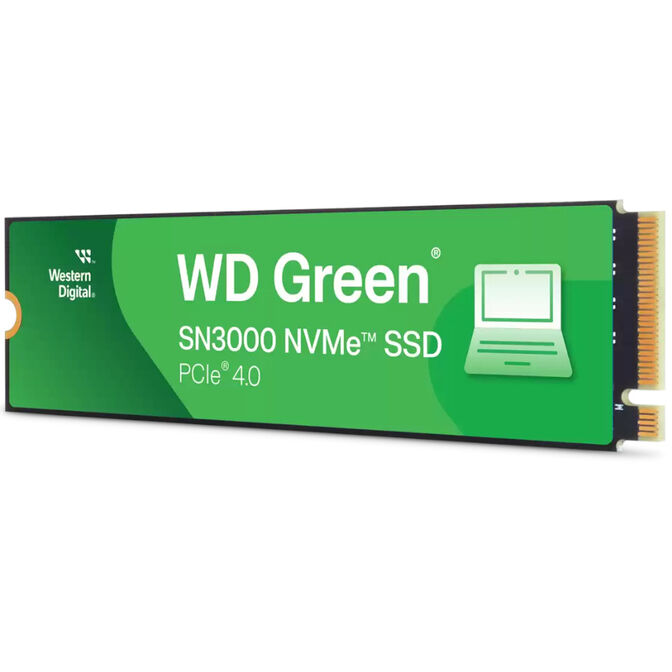 Disco SSD Western Digital Green SN3000 500GB Gen4 M.2 NVMe (5000/4100MB/s) image number 2