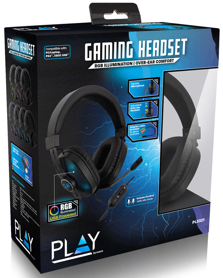 Auriculares Gaming Ewent PL3321 PC/Xbox One/PS4/PS5 Negro image number 4