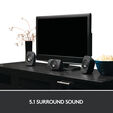 Altavozes Logitech Z906 THX Surround Sound 5.1 1000W Peak/500W RMS Negro image number null