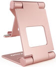 Soporte Mesa Tooq Ajustable p/ Smartphone/Tablet Max. 10" Rosa image number null