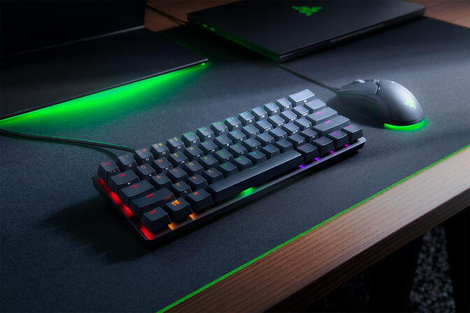 Teclado Razer Huntsman Mini RGB Purple Switch (ES) image number 1