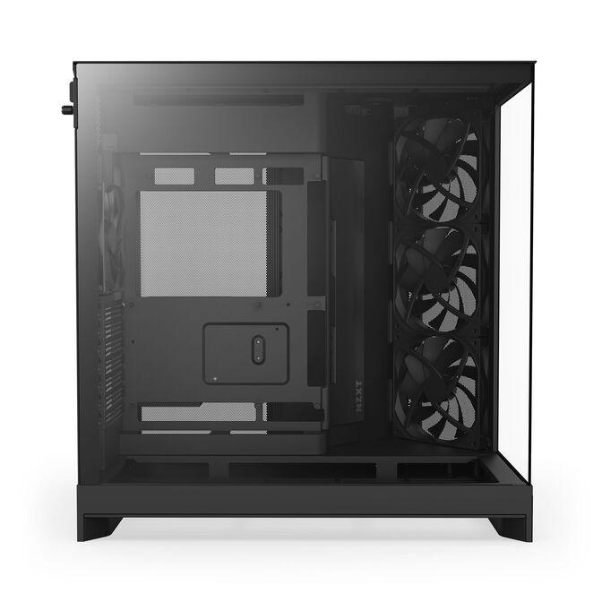 Torre E-ATX NZXT H9 Flow Negra (2025) Cristal Templado image number 8